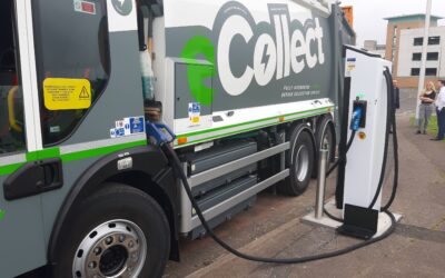 First electric garbage truck in Great Britain – with our HPC technology!